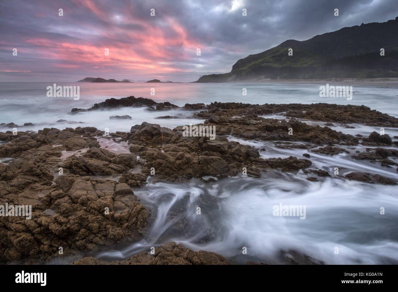 Oceans Beach near Whangarei, New Zealand Stock Photo Alamy