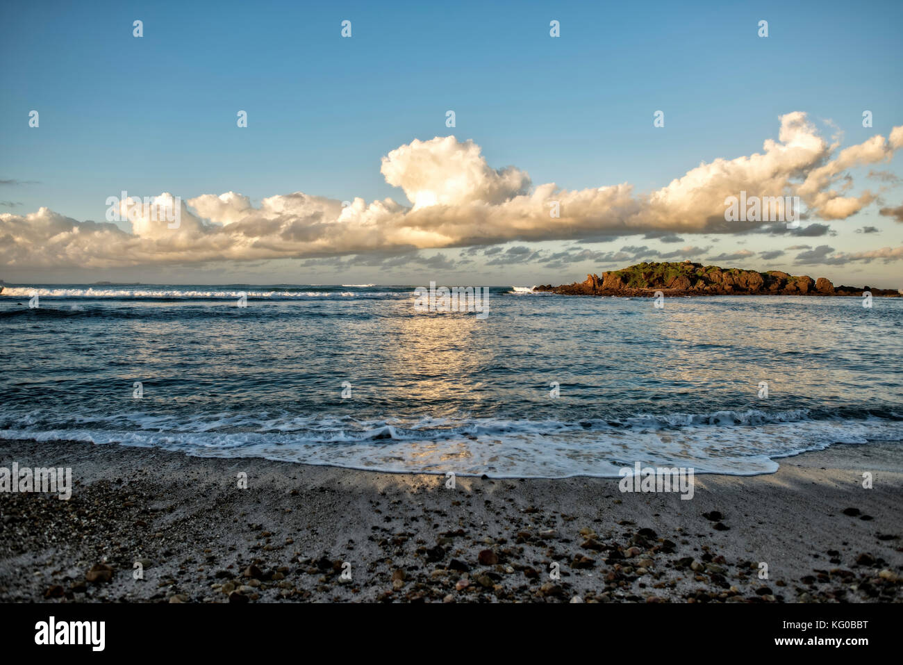Beautiful Mexican Beach in Punta de Mita, Mexico Stock Photo