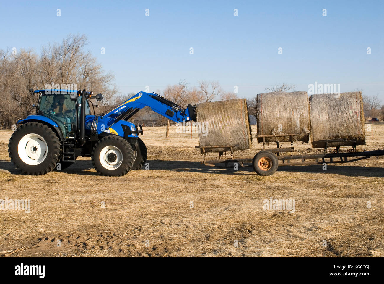 Loading Hay New Hay Making Equipment From Europe, New Hay Making