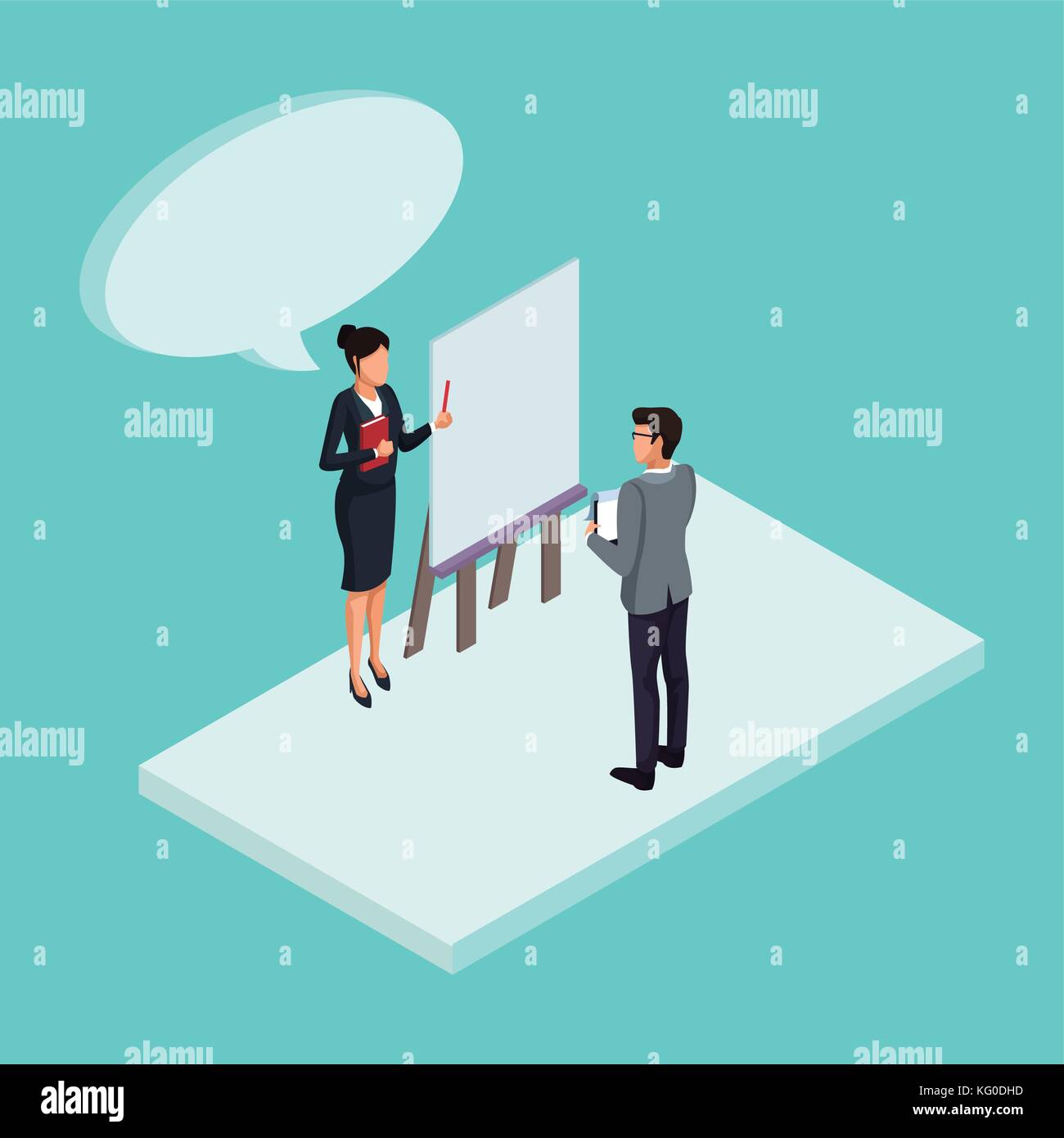 Isometric business avatars Stock Vector Image & Art - Alamy