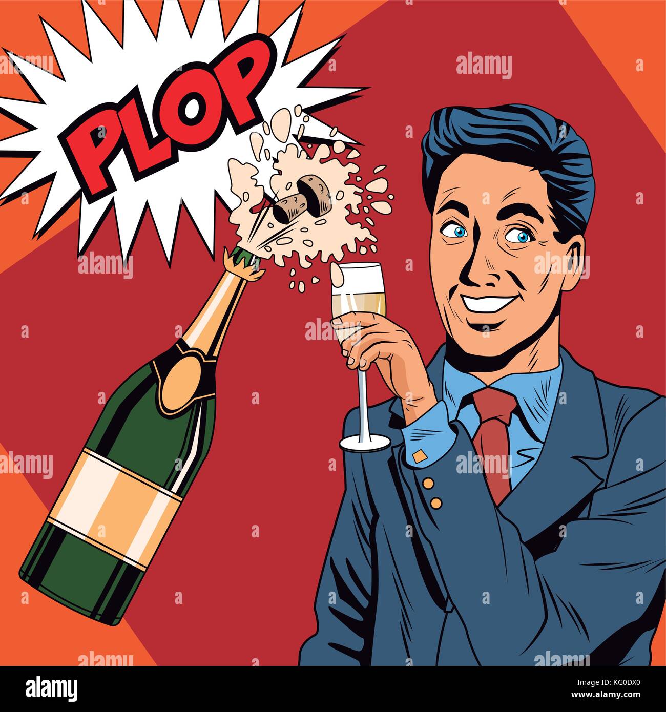 Businessman pop art Stock Vector Image & Art Alamy