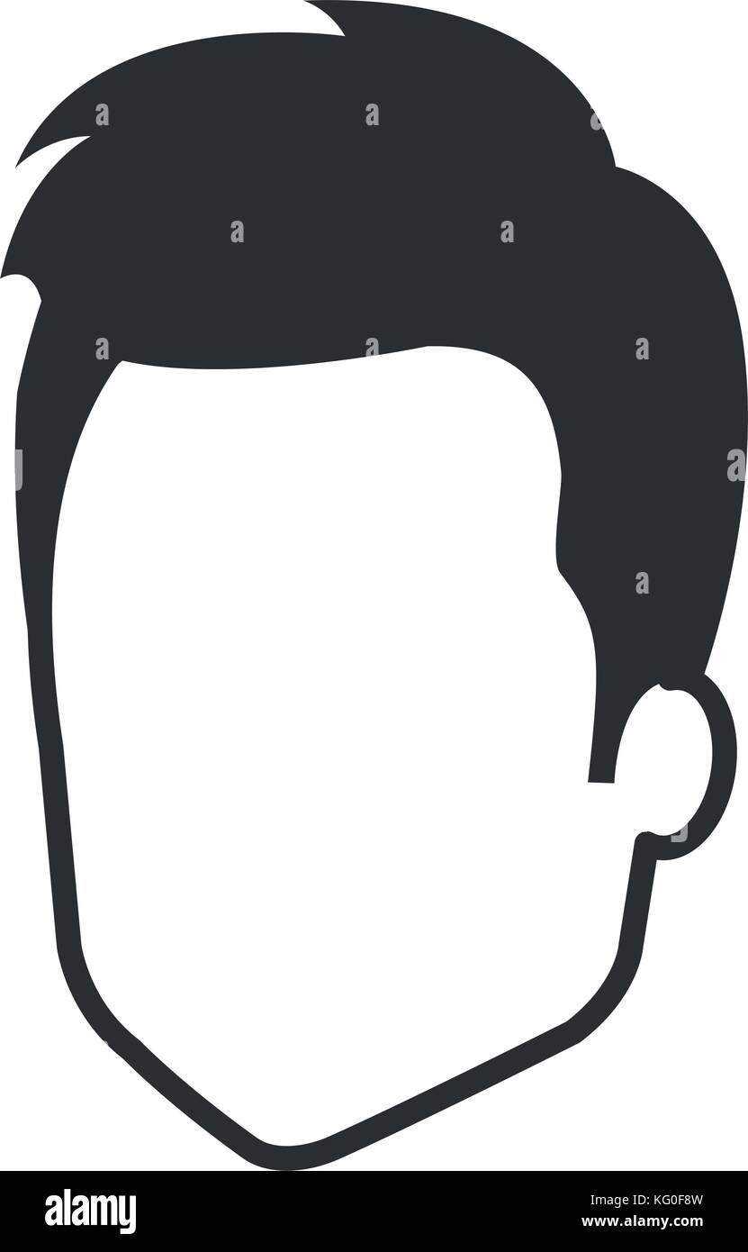 young man head avatar character Stock Vector Image & Art - Alamy