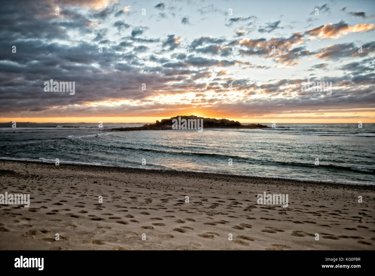 Beautiful Mexican Beach in Punta de Mita, Mexico Stock Photo
