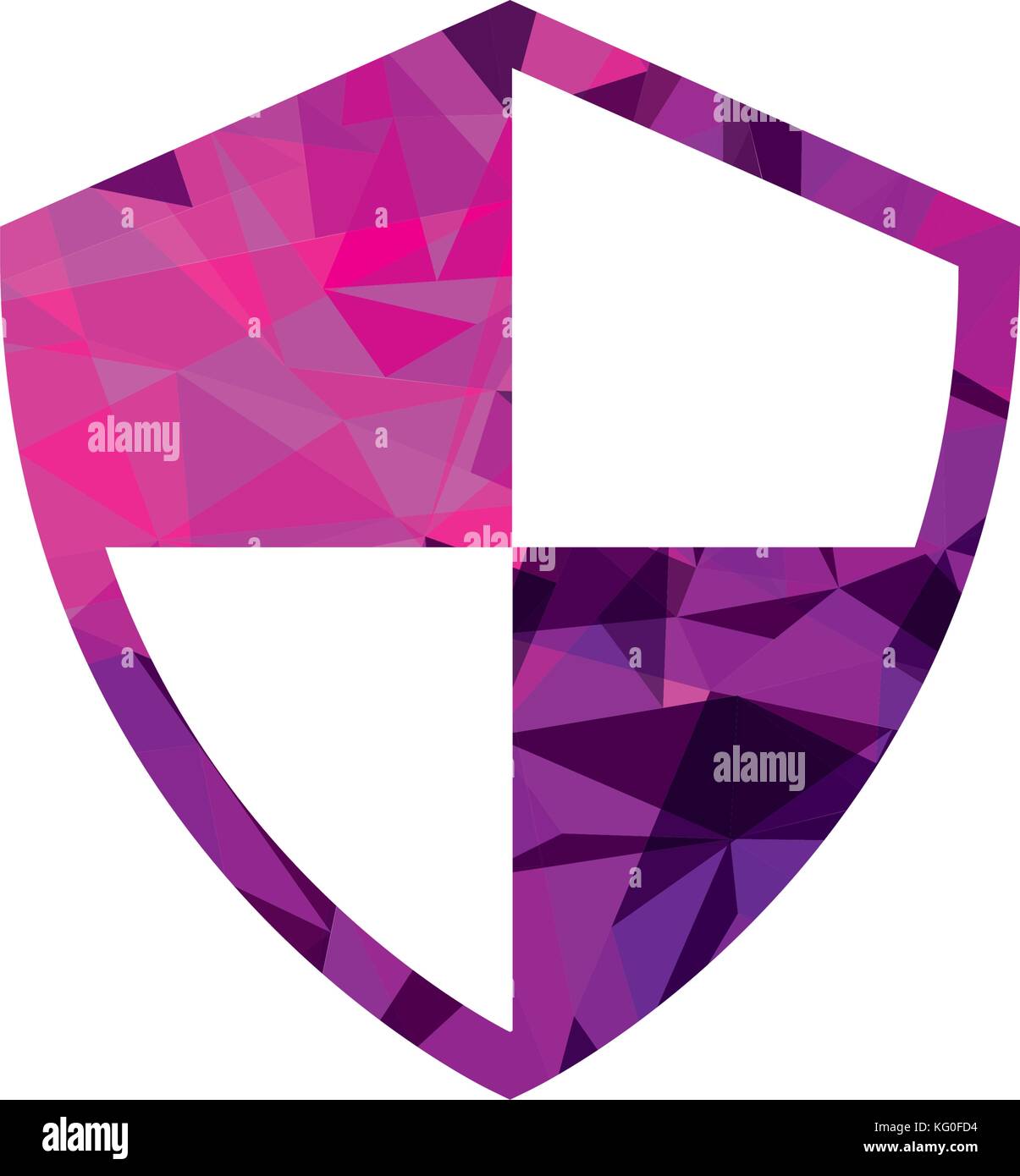 shield protection data system information technology Stock Vector Image ...