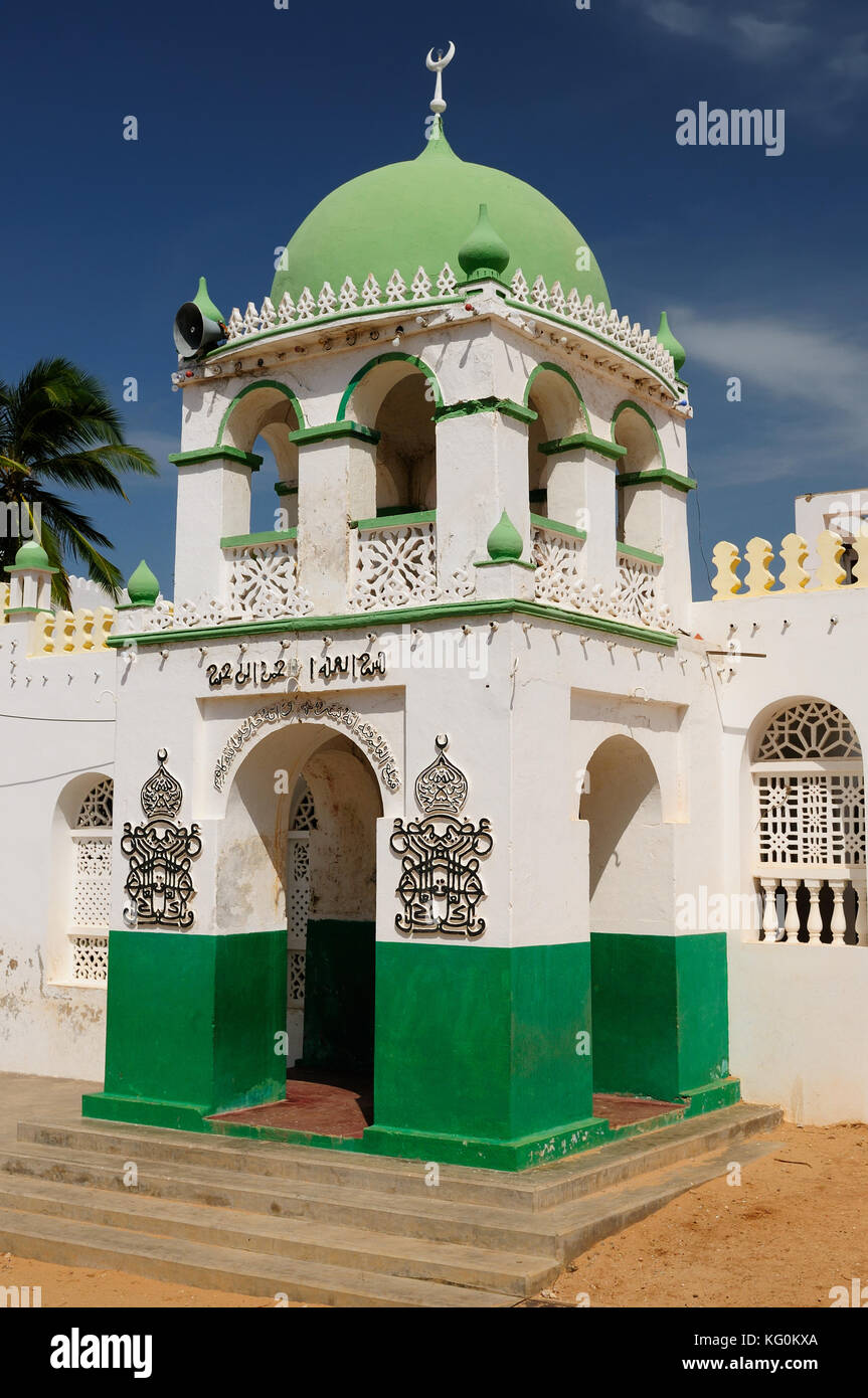 Masjid Riyadha mosque in the Lamu town in Kenya Stock Photo