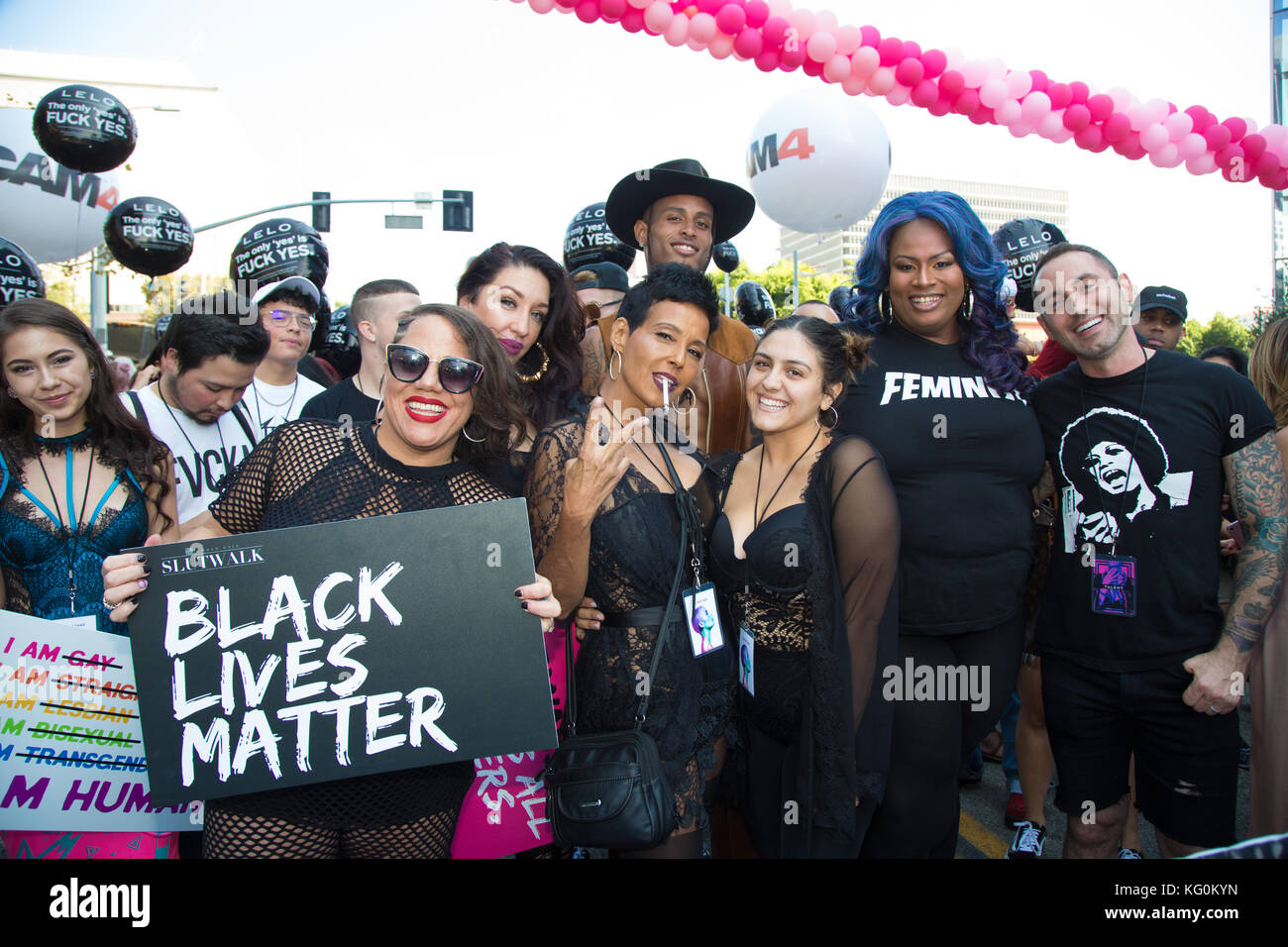 3rd Annual Amber Rose SlutWalk in Los Angeles, California. Featuring