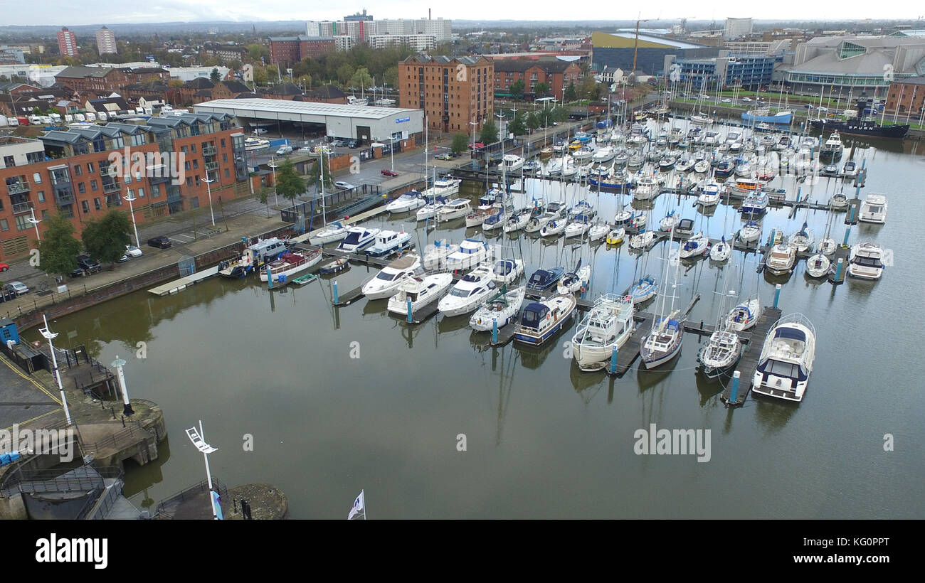 Hull Marina, Kingston Upon Hull, Humber Dock Stock Photo Alamy