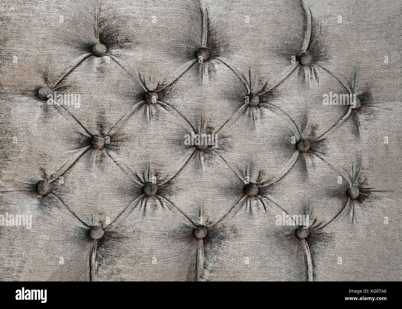 Decorative textile background with coach-type screed capitone ...