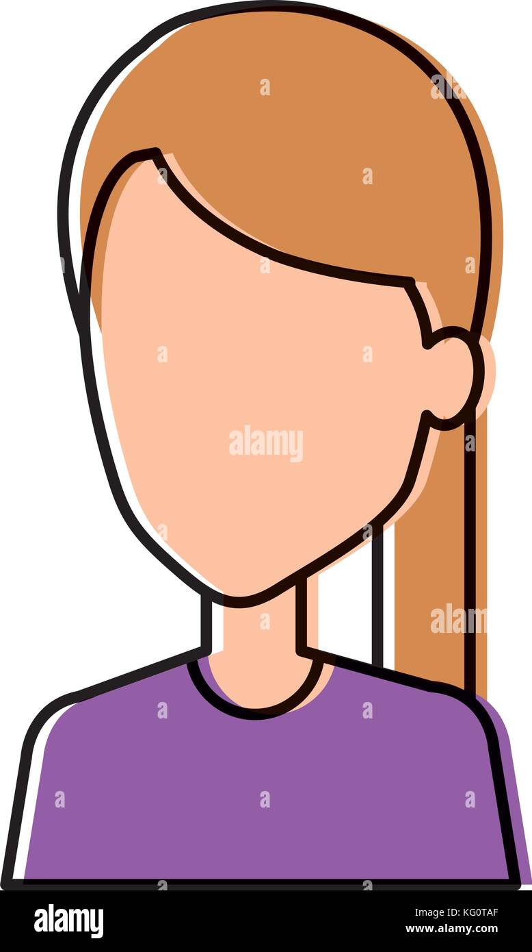 beautiful woman avatar character Stock Vector Image & Art - Alamy
