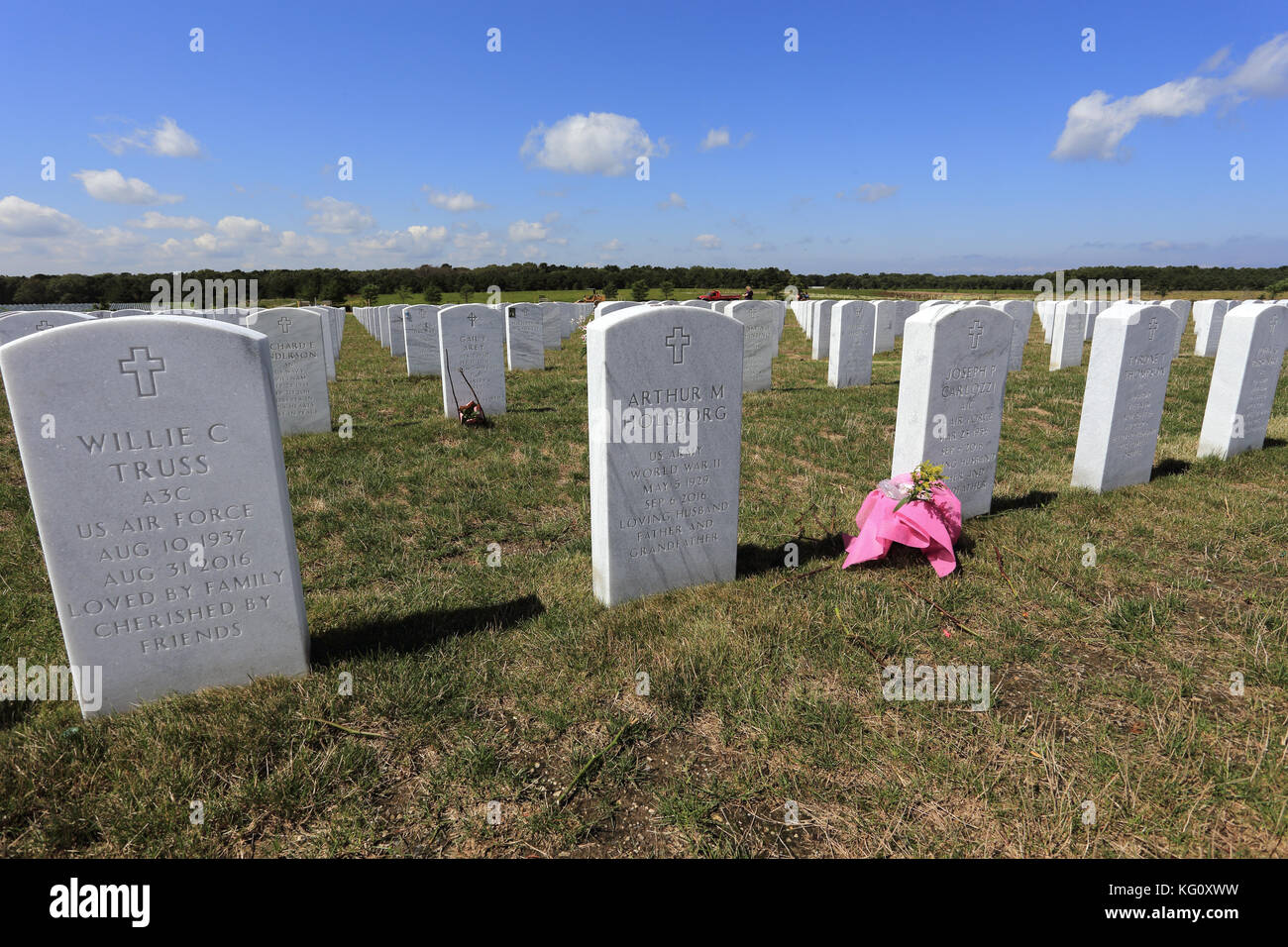 Flowers grave gravesite cemetery hires stock photography and images