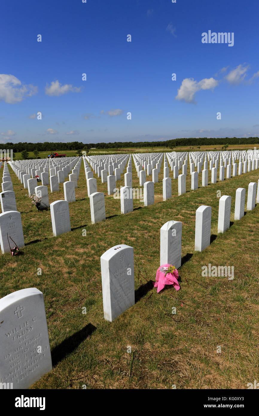 Calverton National Cemetery Calverton Long Island New York Stock Photo