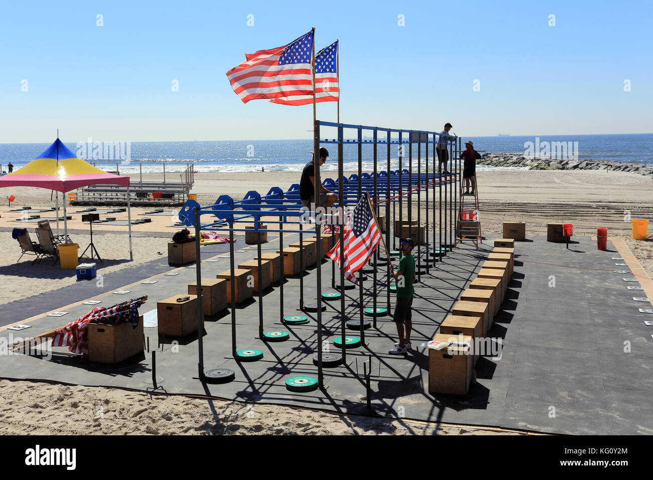 long beach island flags