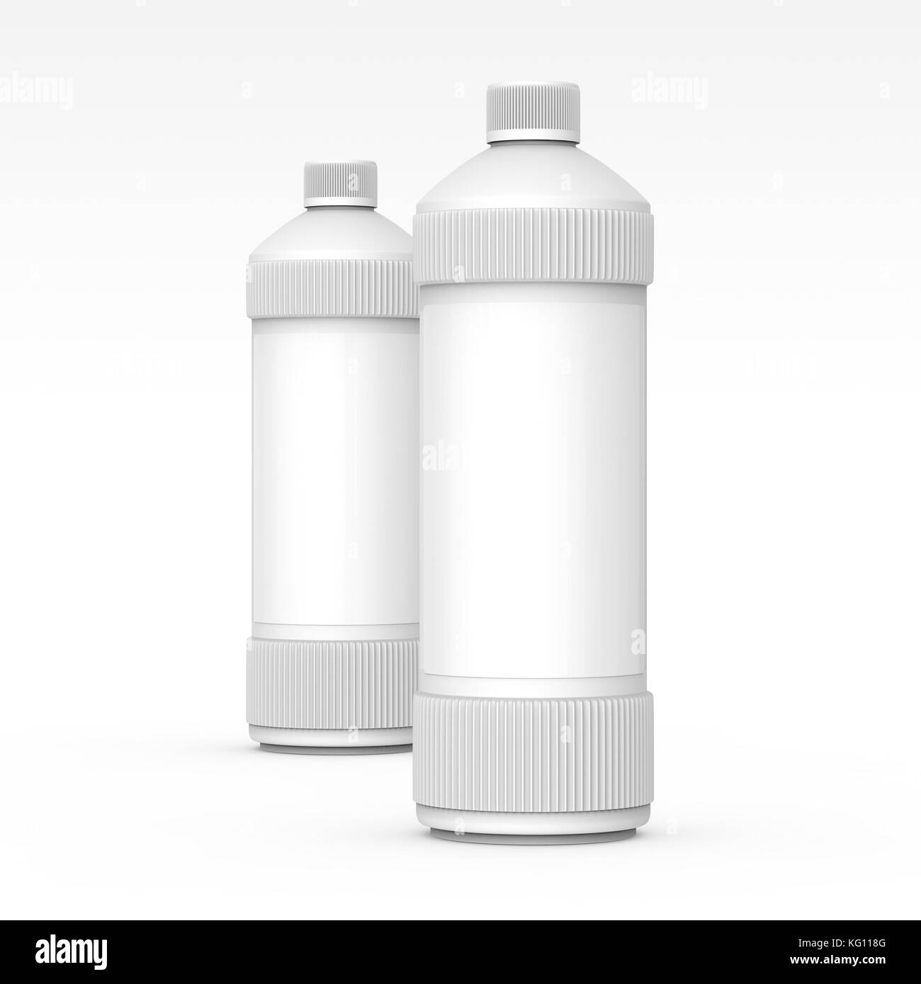 Download Blank Detergent Bottle 3d Rendering Drain Cleaner Container Mockup With Label For Design Uses Stock Photo Alamy