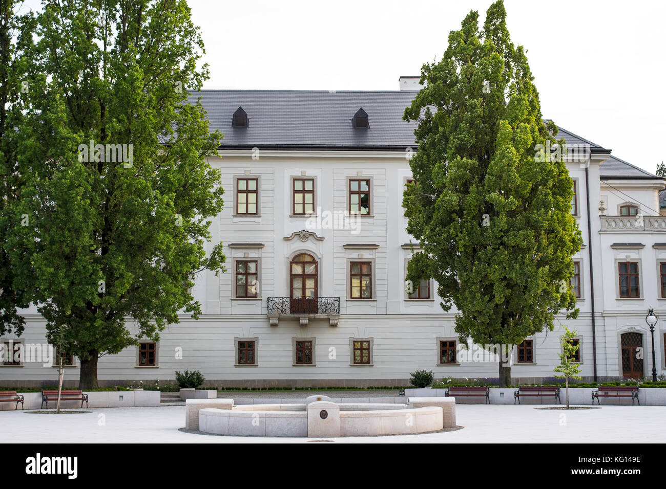 Archbishop's Palace in Eger, Hungary Stock Photo