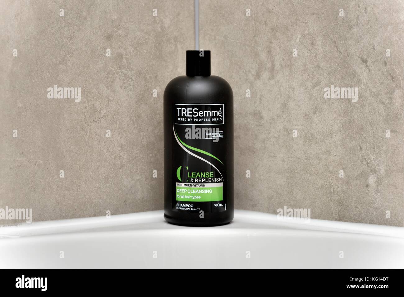 Tresemme deep cleansing shampoo Stock Photo