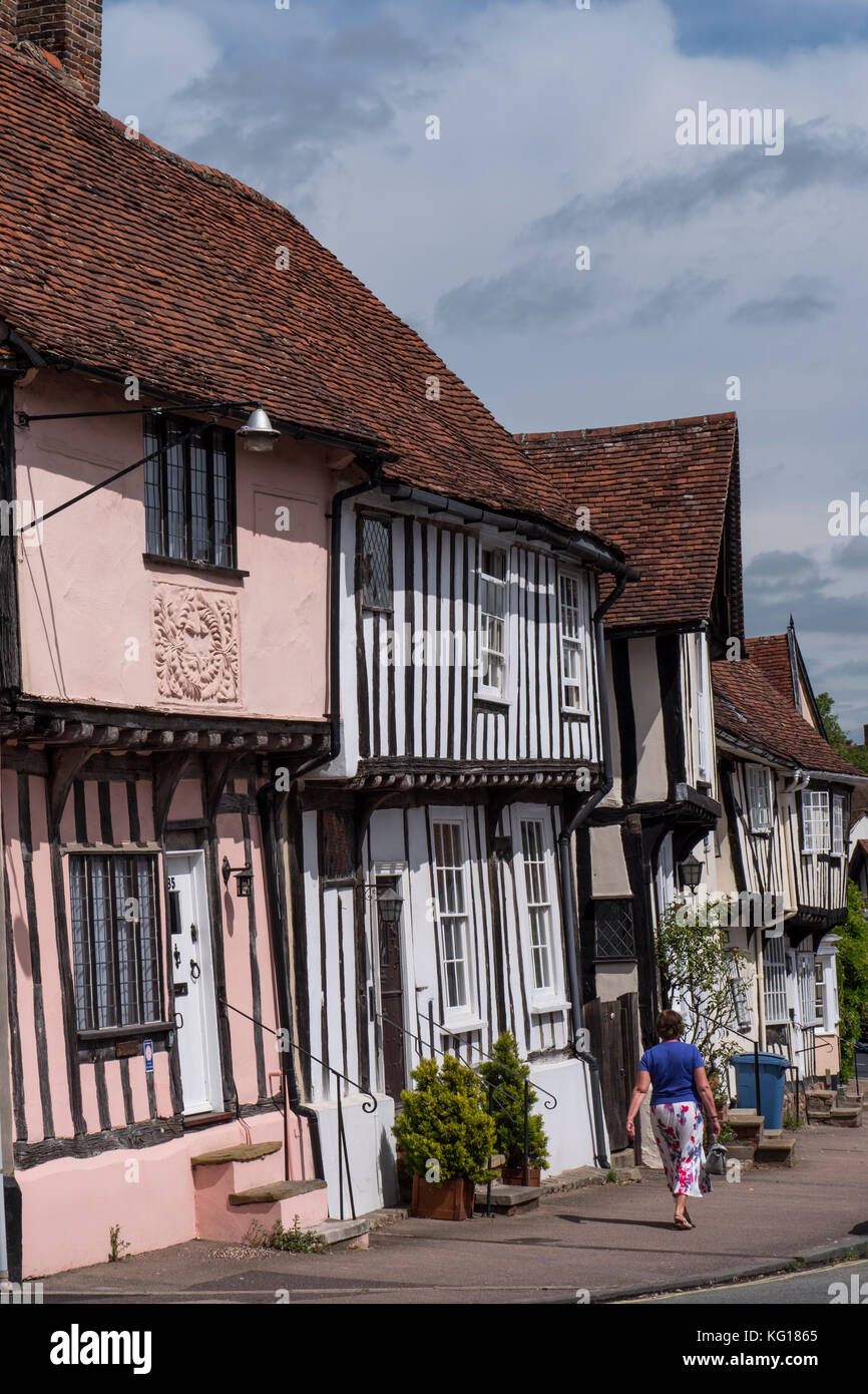 Lavenham Suffolk England Stock Photo