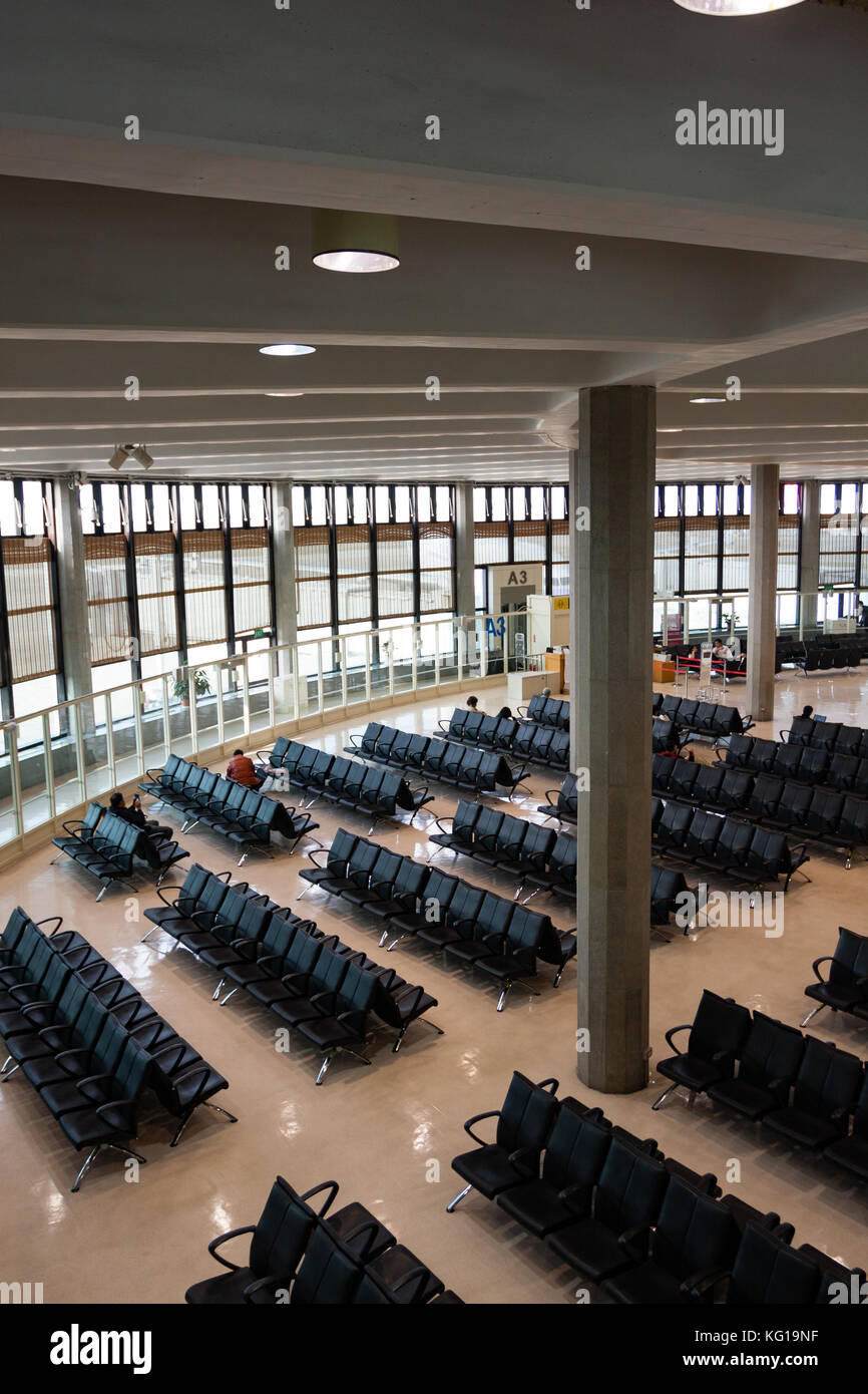 Taiwan Taoyuan International Airport, Terminal 1, international departure, boarding gates A2, A3, Taoyuan City, Taiwan Stock Photo