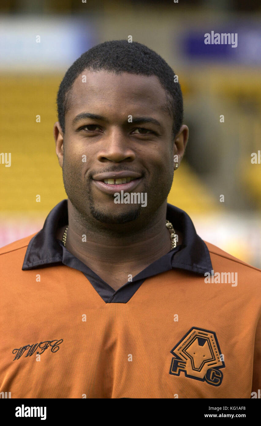 Footballer Nathan Blake 2001 Stock Photo - Alamy