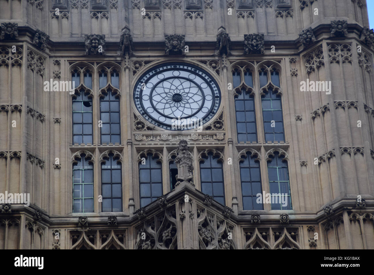 Parliament of the United Kingdom, known House of Parliament - British Parliament Building - Sunny day  - Summer  Palace of Westminster House of Lords Stock Photo