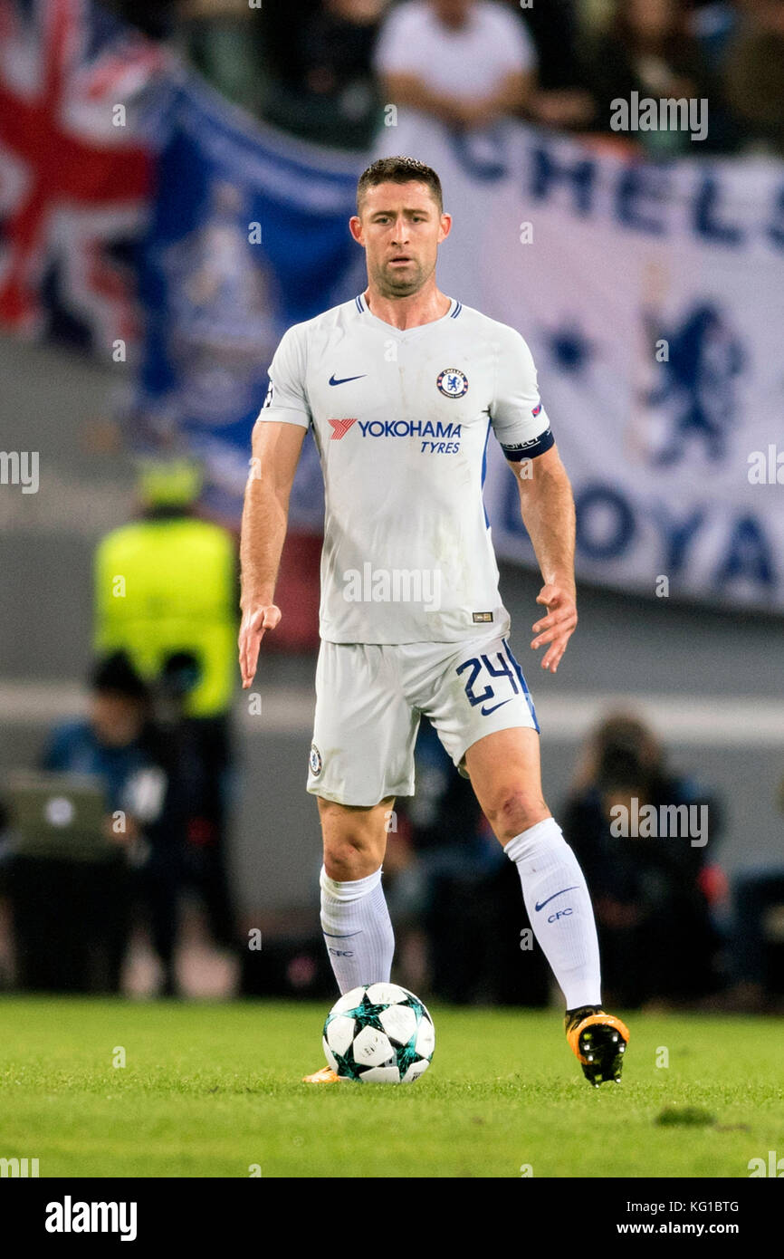 Rome, Italy. 31st Oct, 2017. Gary Cahill (Chelsea) Football/Soccer : UEFA Champions League Group C match between AS Roma 3-0 Chelsea at Stadio Olimpico in Rome, Italy . Credit: Maurizio Borsari/AFLO/Alamy Live News Stock Photo