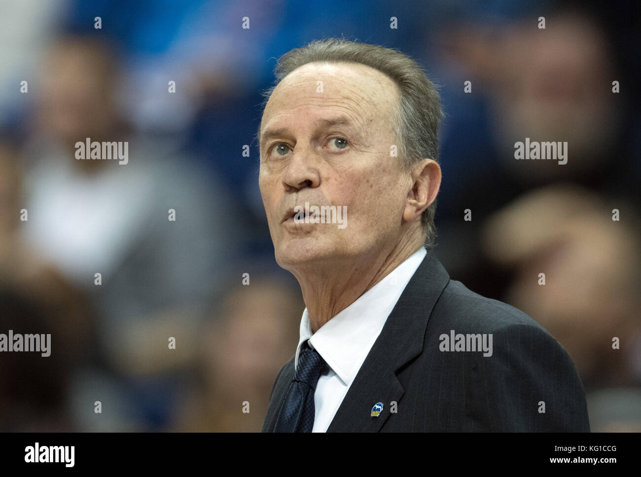 Alba head coach Aito Garcia Reneses during the Eurocup basketball Stock  Photo - Alamy