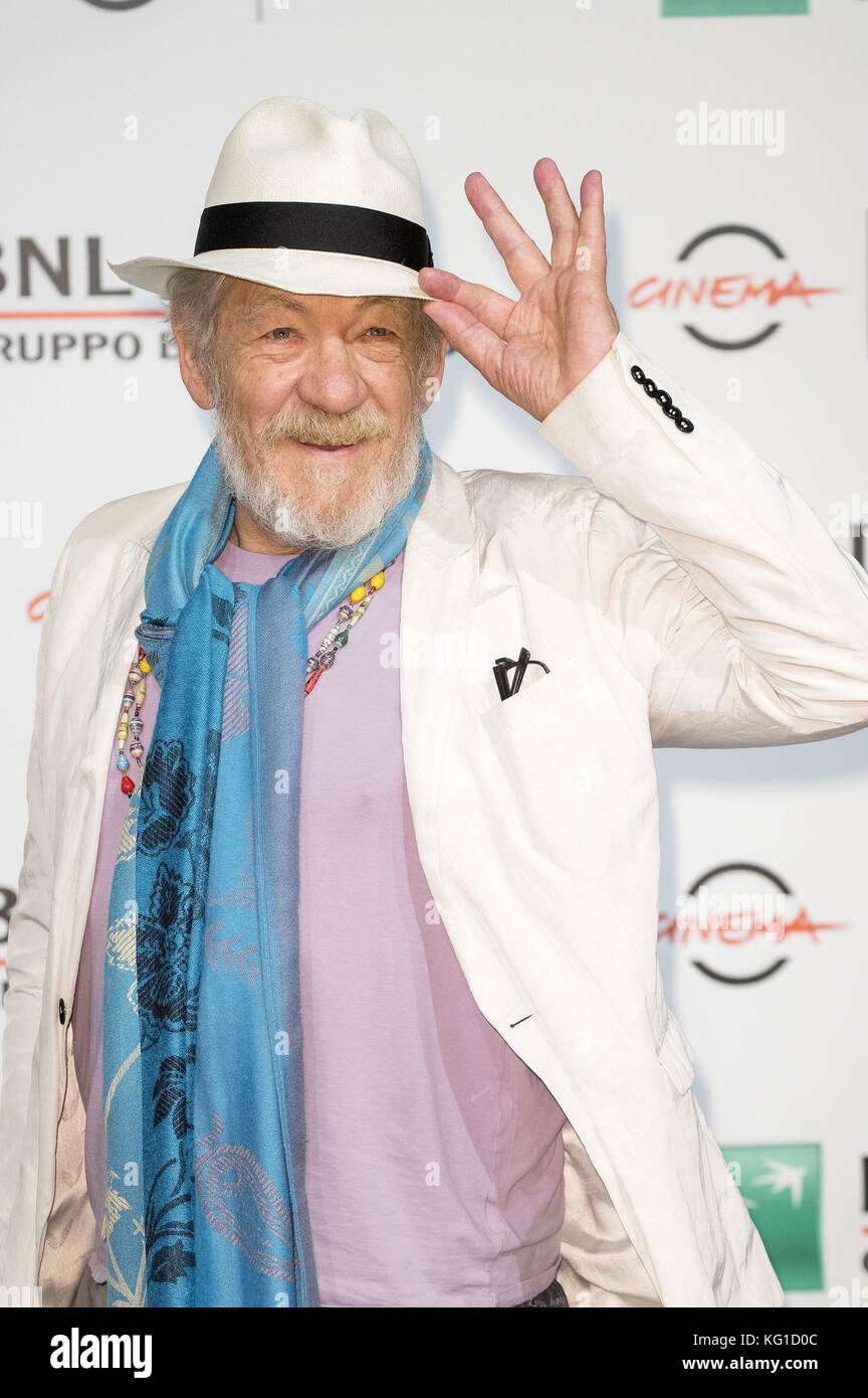 Ian McKellen attends 'McKellen: Playing The Part' photocall during the