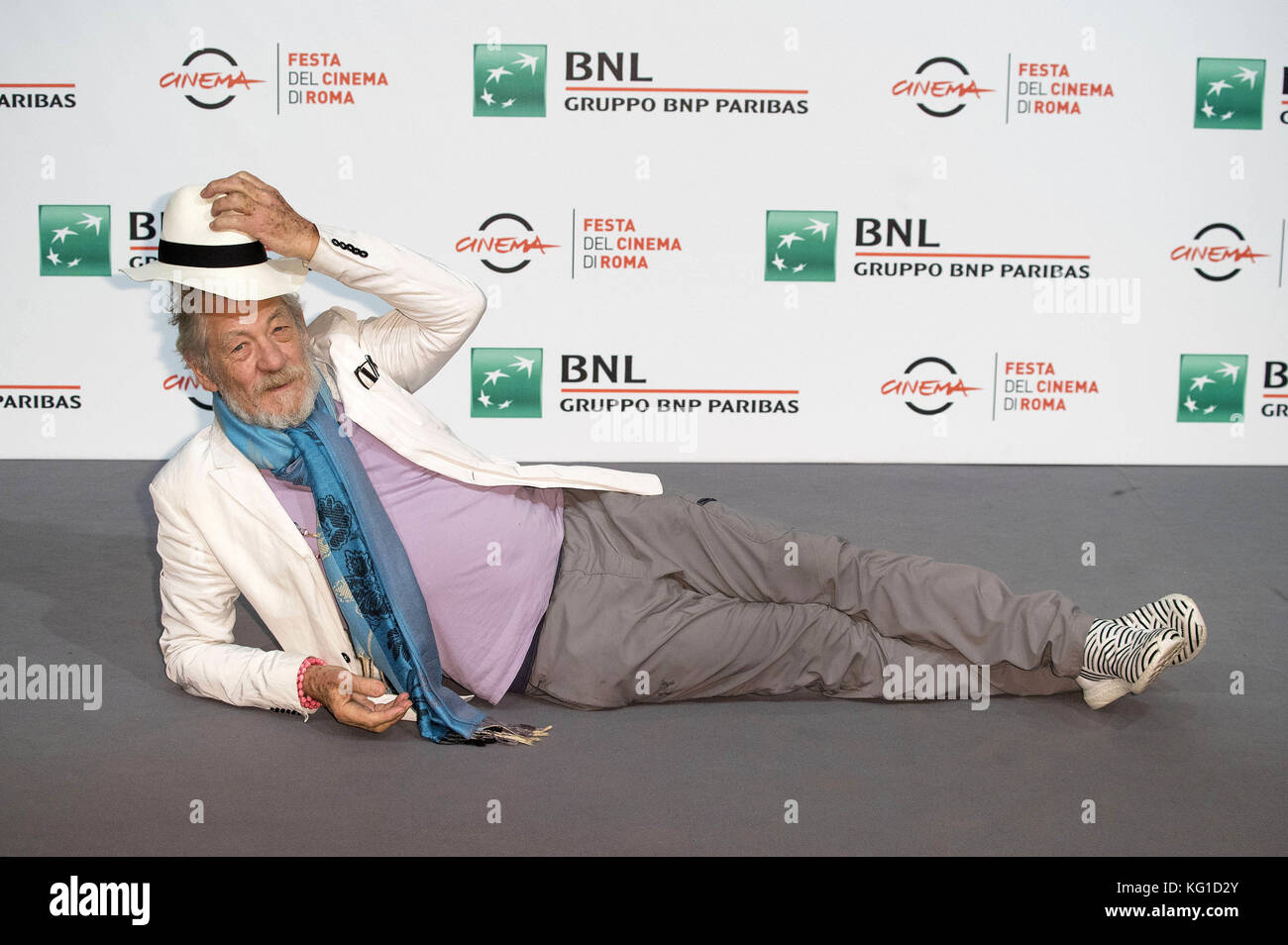 Ian McKellen attends 'McKellen: Playing The Part' photocall during the