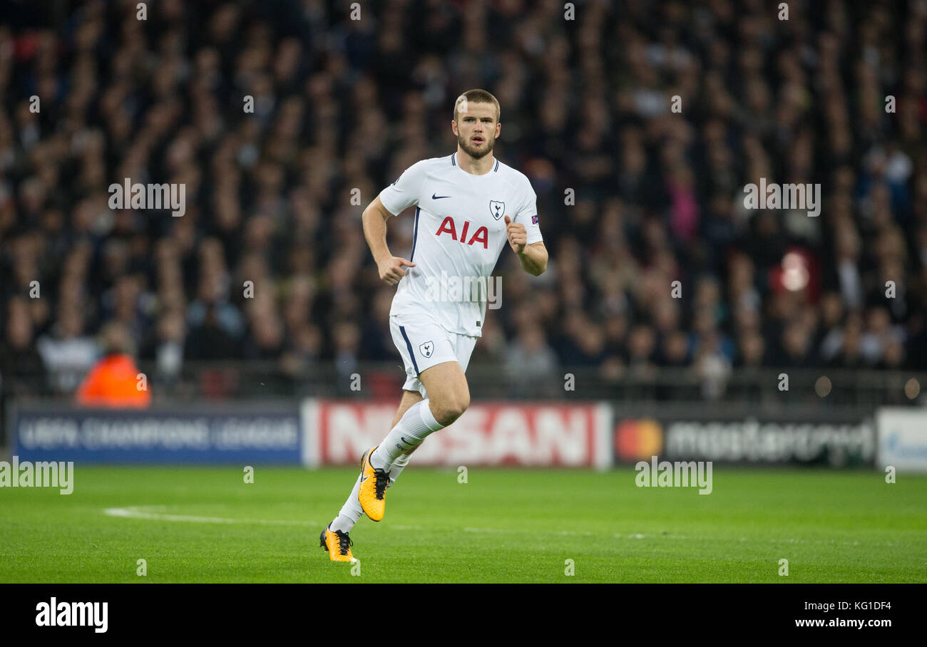 London, UK. 1st Nov, 2017. Eric Dier of Spurs during the UEFA Champions ...