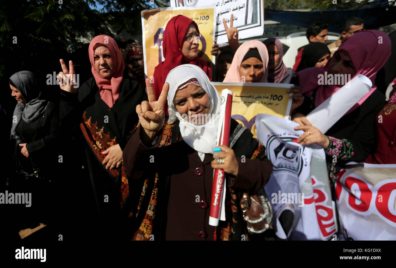 Gaza City, Gaza Strip, Palestinian Territory. 3rd Nov, 2017