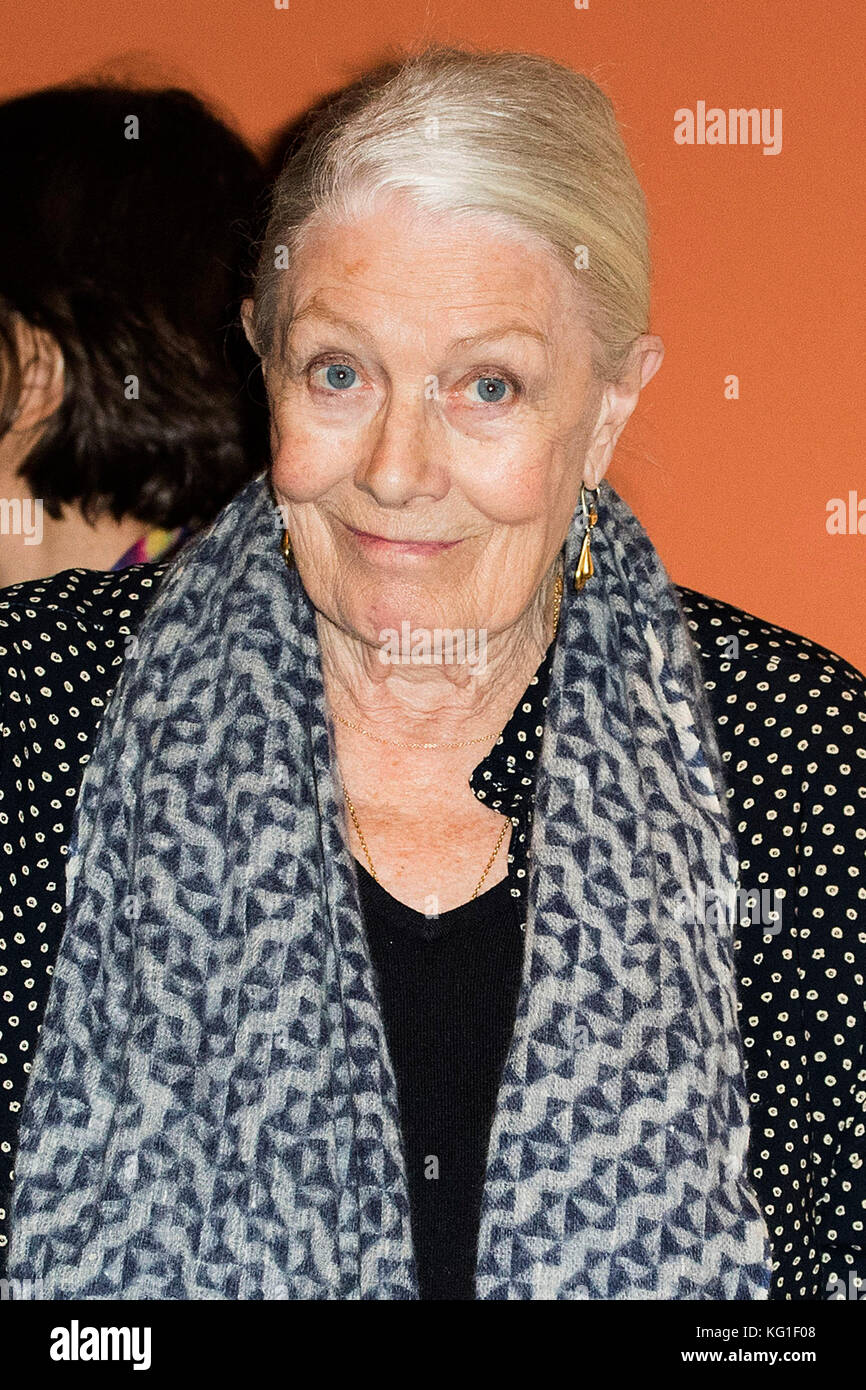 Rome, Italy. 02nd Nov, 2017. Vanessa Redgrave attends a photocall during the 12th Rome Film Fest at Auditorium Parco Della Musica on November 2, 2017 in Rome, Italy. Credit: Geisler-Fotopress/Alamy Live News Stock Photo