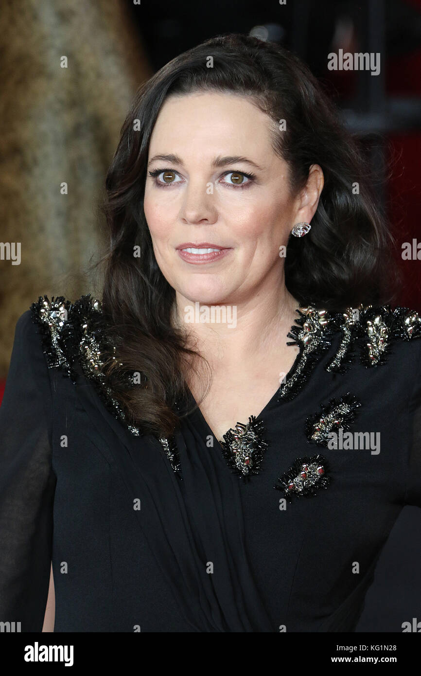 London, UK. 02nd Nov, 2017. Olivia Colman, Murder on the Orient Express