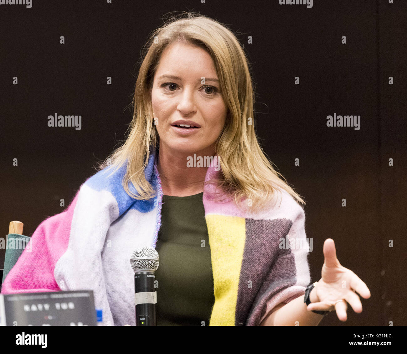 New York, NY, USA. 2nd Nov, 2017. KATY TUR, NBC correspondent and Stock