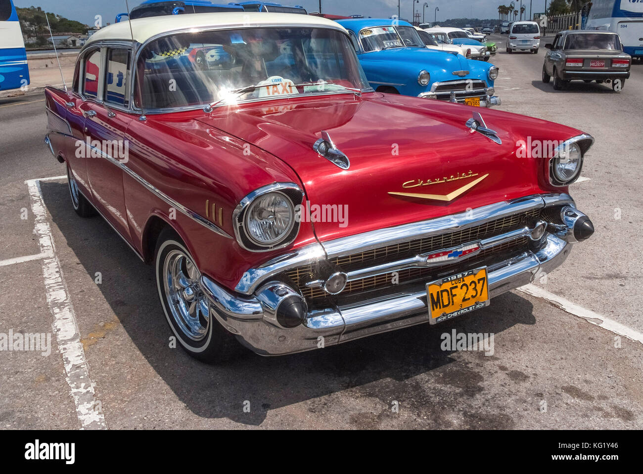 Havanna, Cuba : Chevrolet Bel Air 1957 Stock Photo - Alamy