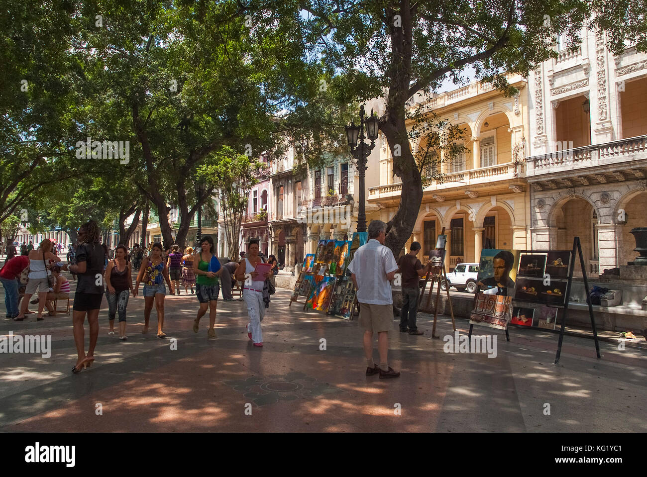 Havanna, Cuba :  La Habana Vieja - Prado Stock Photo