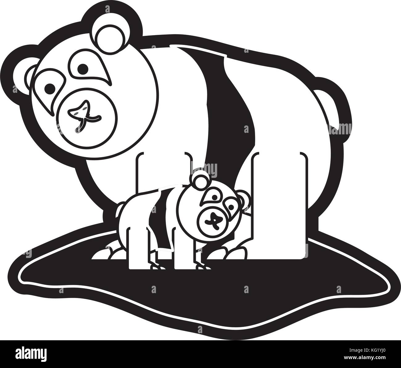 bear vector illustration Stock Vector Image & Art - Alamy