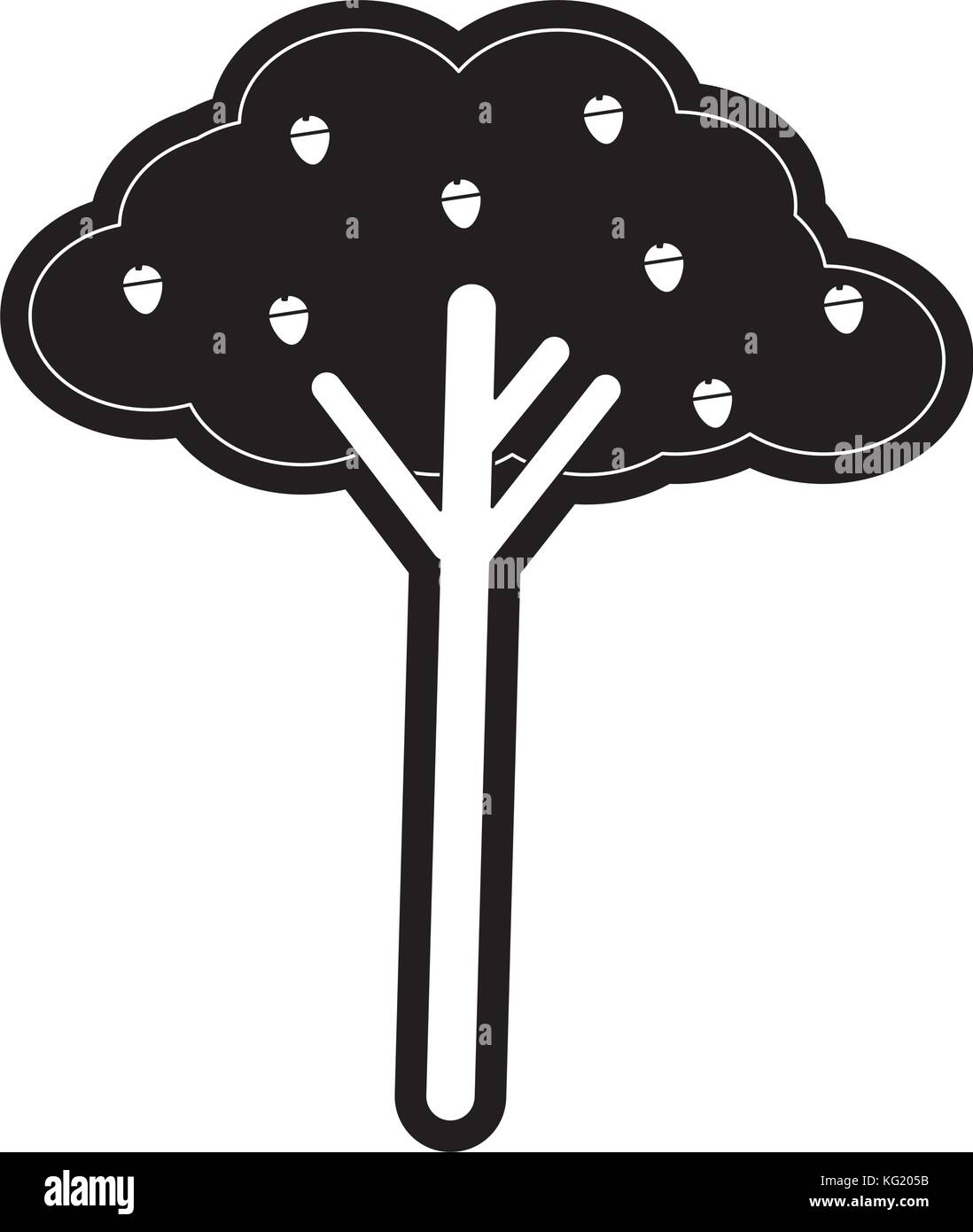 tree vector illustration Stock Vector Image & Art - Alamy