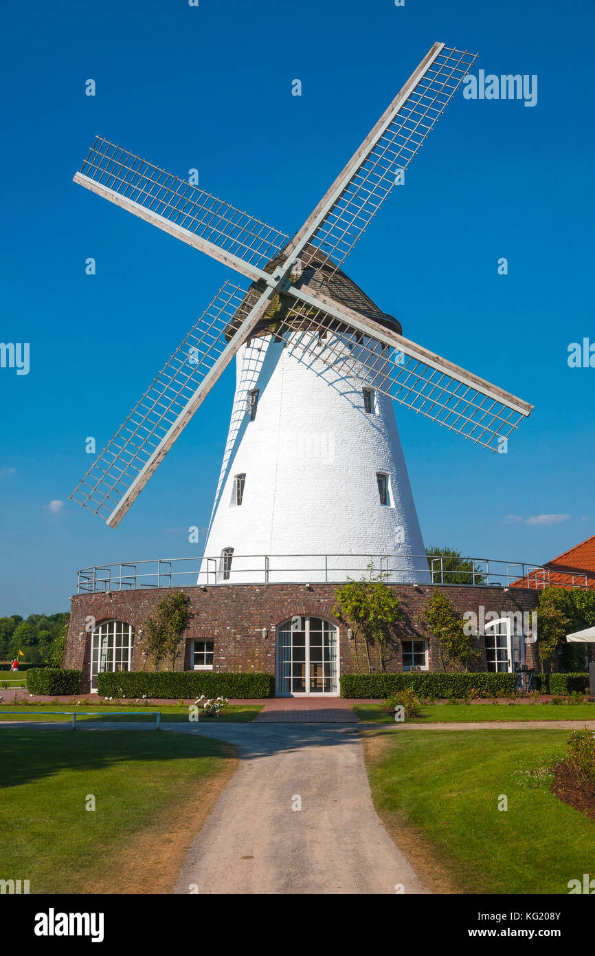 Krefeld Nordrhein Westfalen Germany Elfrather Muhle Stock Photo