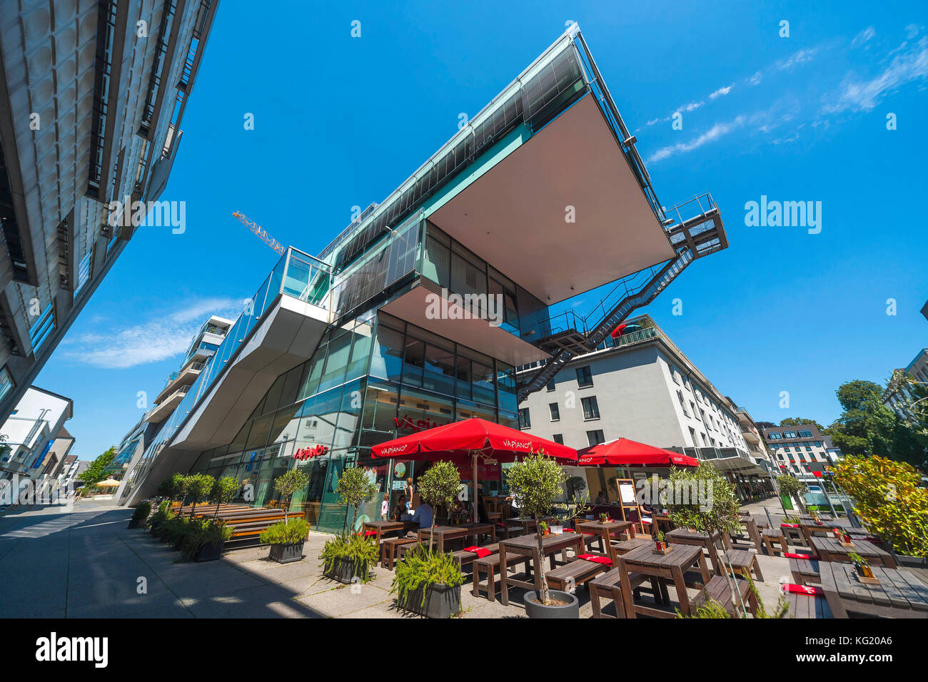 Krefeld Nordrhein Westfalen Germany Behnisch Haus Stock Photo
