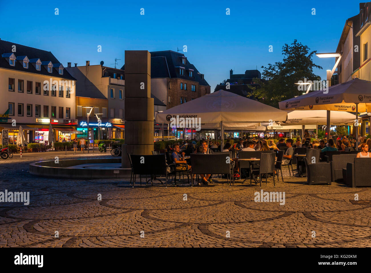 Mönchengladbach, NordrheinWestfalen, Germany Alter Markt Stock Photo
