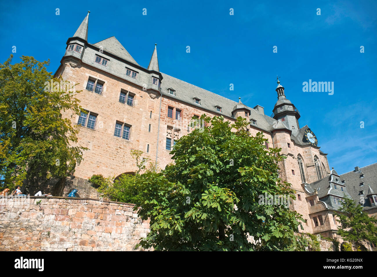Marburg an der Lahn, Hessen :  Landgrafenschloss Stock Photo