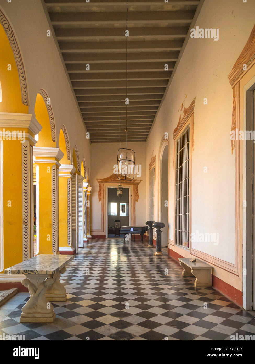 Trinidad, Cuba :  Museo de Historia de Trinidad - Palacio Cantero Stock Photo