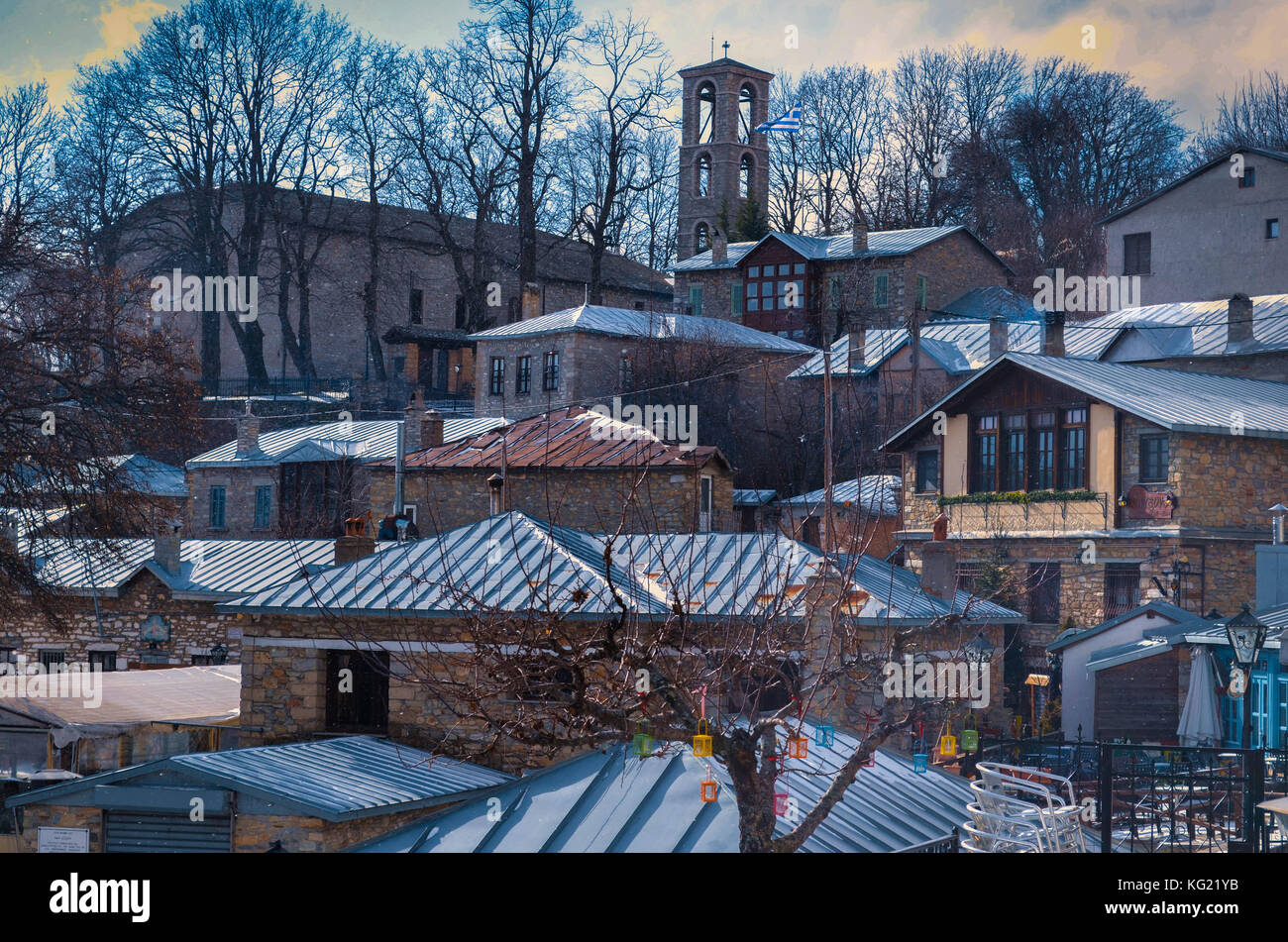 Nymfaio is a picturesque traditional village of Greece and very popular