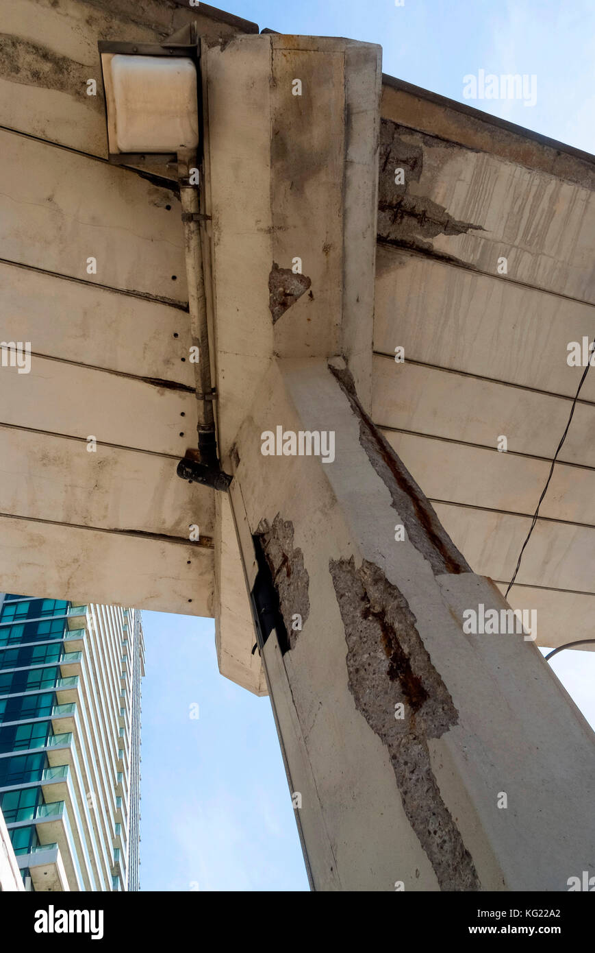 Toronto, Ontario, Canada Gardiner Expressway Bridge Kanada Stock