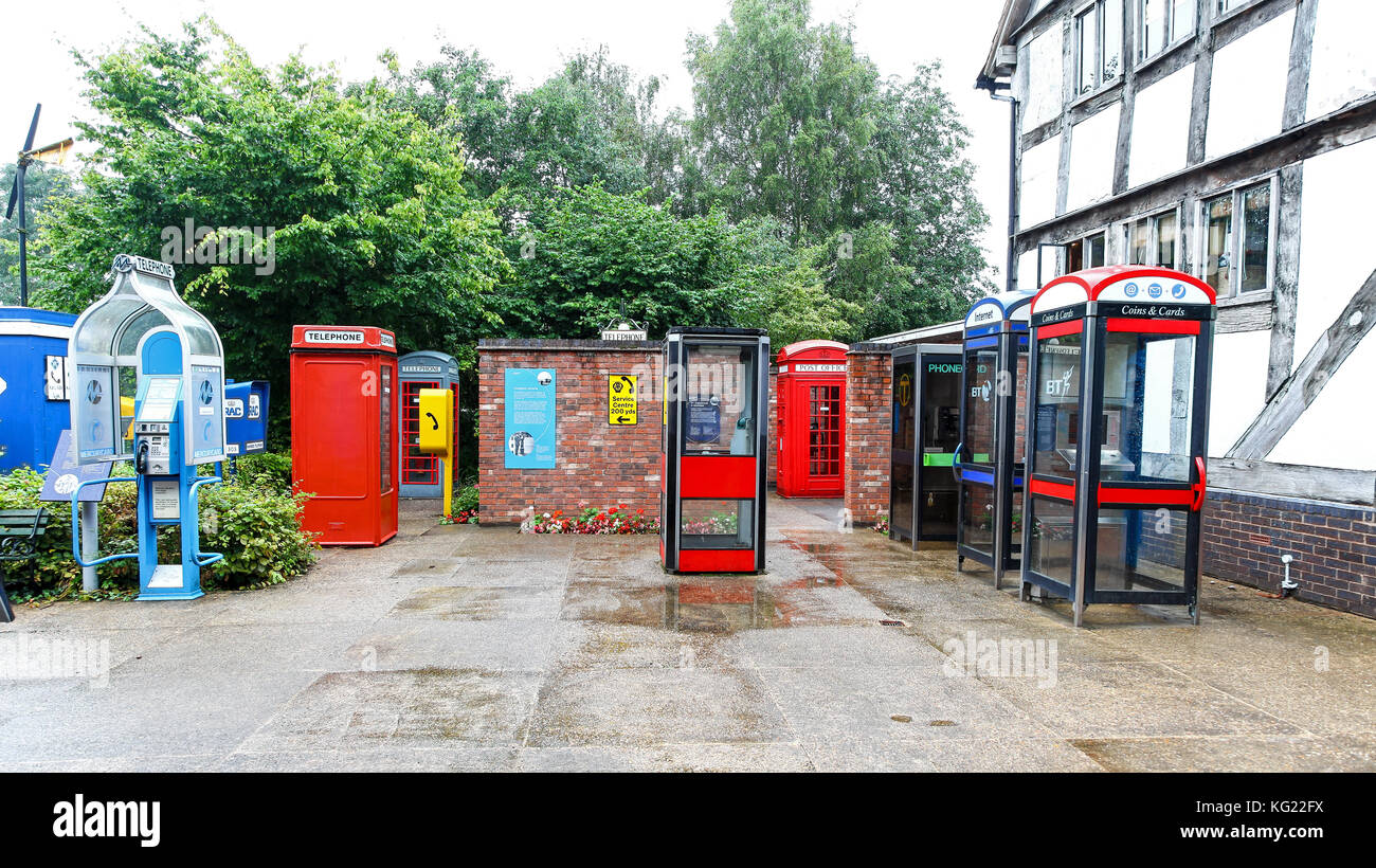 The National Telephone Kiosk Collection at the Avoncroft Museum of