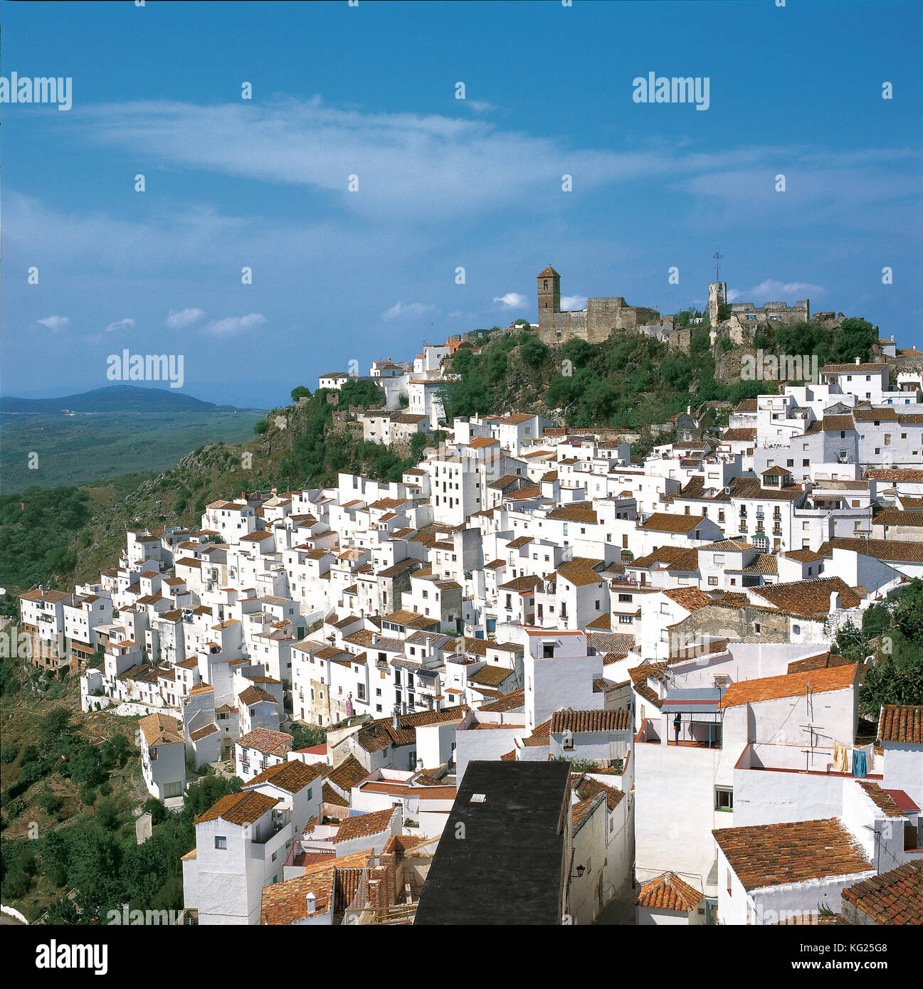Weisses Dorf Casares,  Provinz Malaga, Spanien, Spain *** Local Caption ***   ,village,Spain,Malaga Stock Photo
