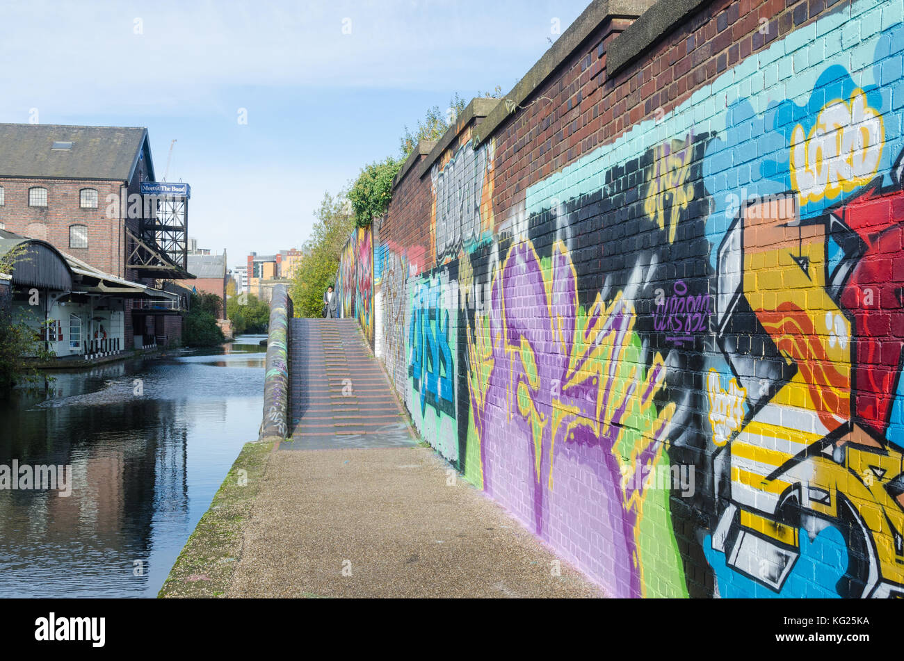 Digbeth canal graffiti hi-res stock photography and images - Alamy