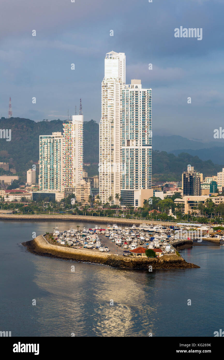 Apartment towers, Panama City, Panama, Central America Stock Photo