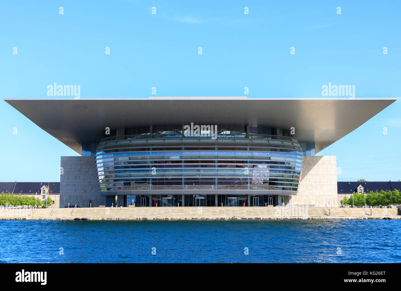 The Copenhagen Opera House (Operaen), Island of Holmen, Copenhagen, Denmark, Europe Stock Photo
