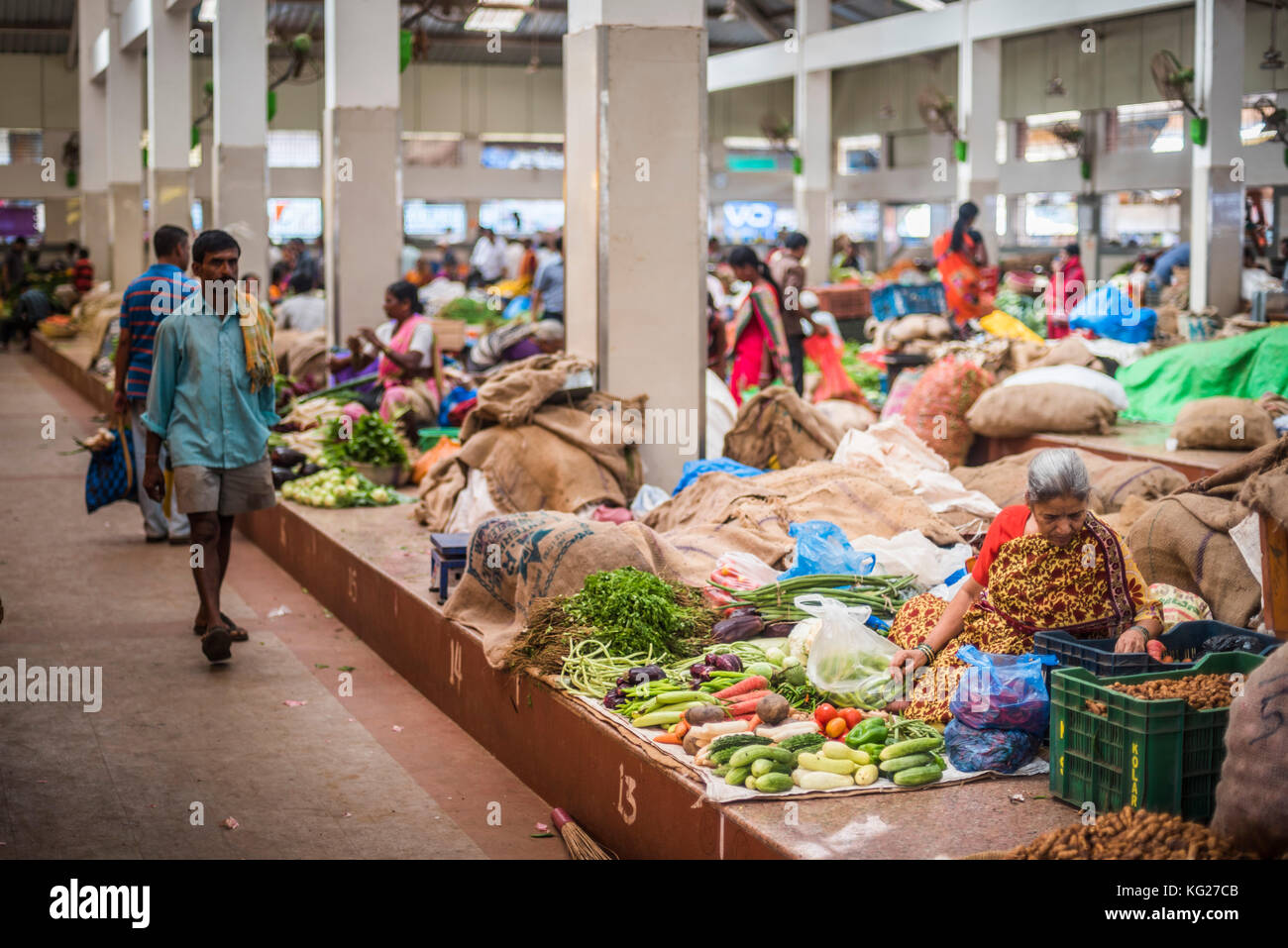 Mapusa Market, Goa, India, Asia Stock Photo