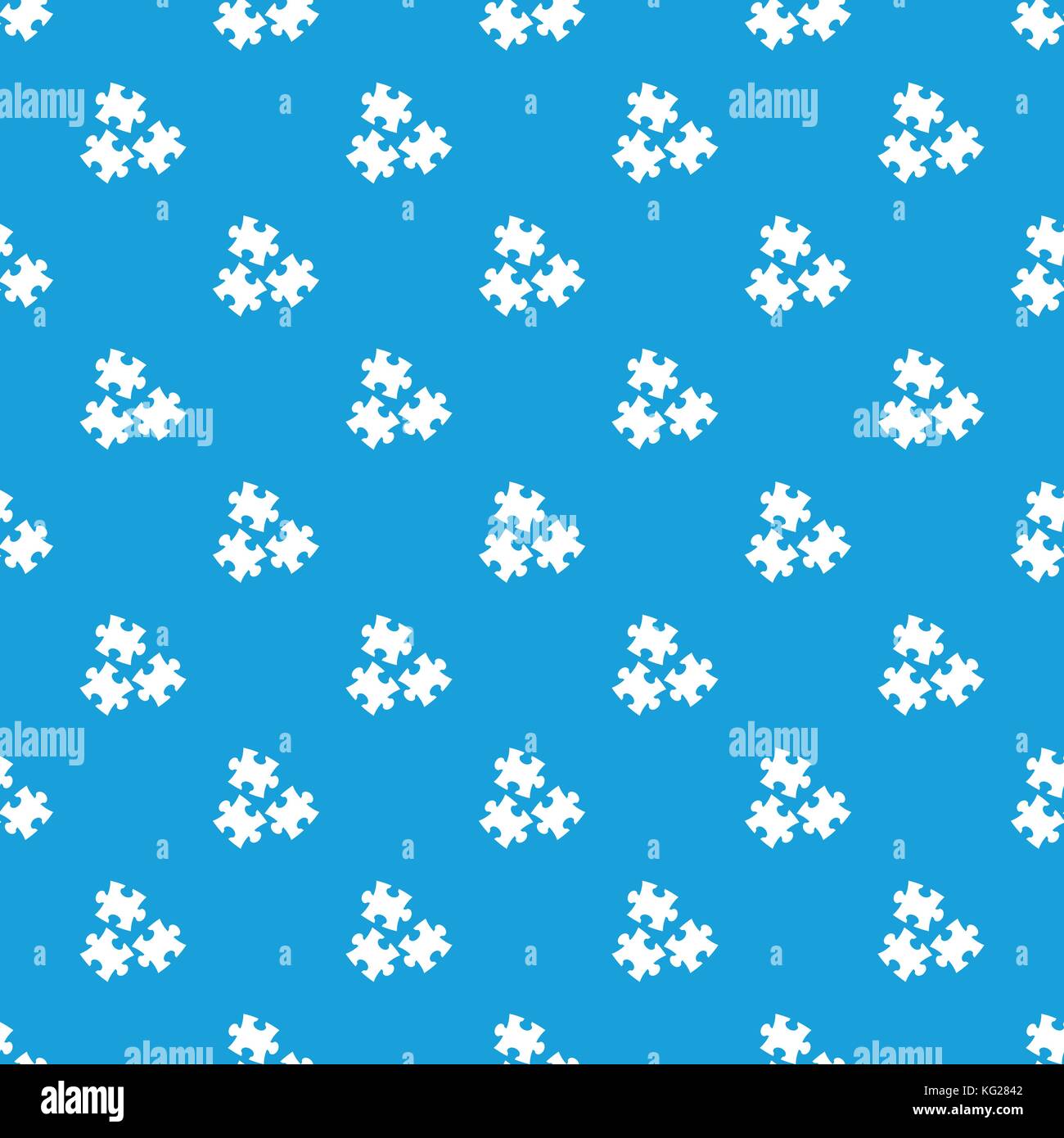 Puzzle pattern seamless blue Stock Vector Image & Art - Alamy